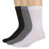 Men's solid crew socks