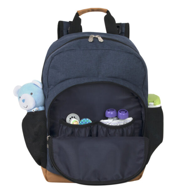 Unique Multi-Functional Denim Backpack Diaper Bag