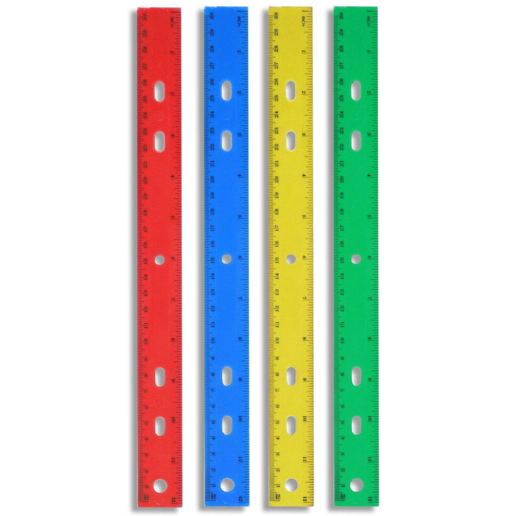 Plastic 12-inch Ruler