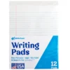 Wide-Ruled Letter Size Writing Pad