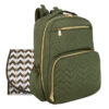 Luxury backpack diaper bag