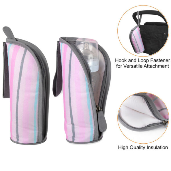 Beautiful 5pc Rainbow Themed Tote Diaper Bag