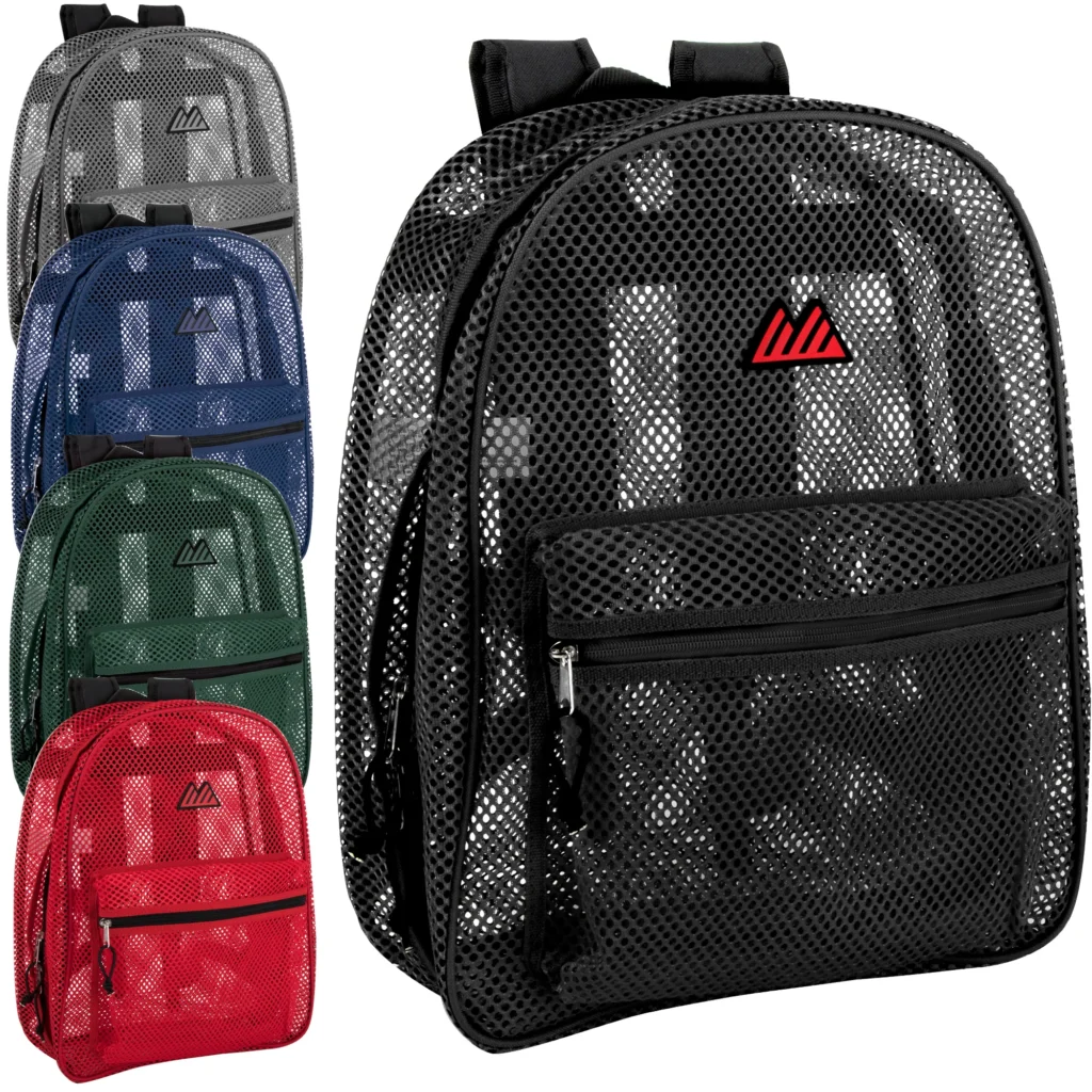 17-Inch Beautiful Mesh Backpack