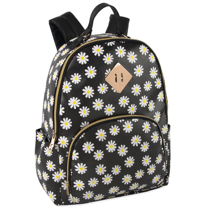 17-Inch Simple Printed Backpack