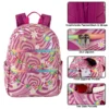 17-Inch Beautiful Rainbow Chain Backpack