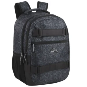 19-Inch Dual-Strap Grey Skate Bag