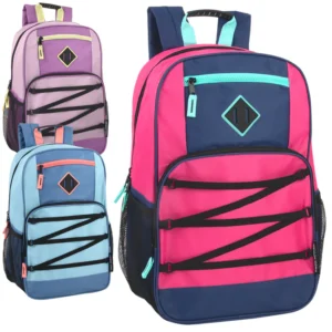 19-Inch Girls Dome Bungee Beautiful Backpack