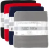 Twin-Size Fleece Throw Blanket