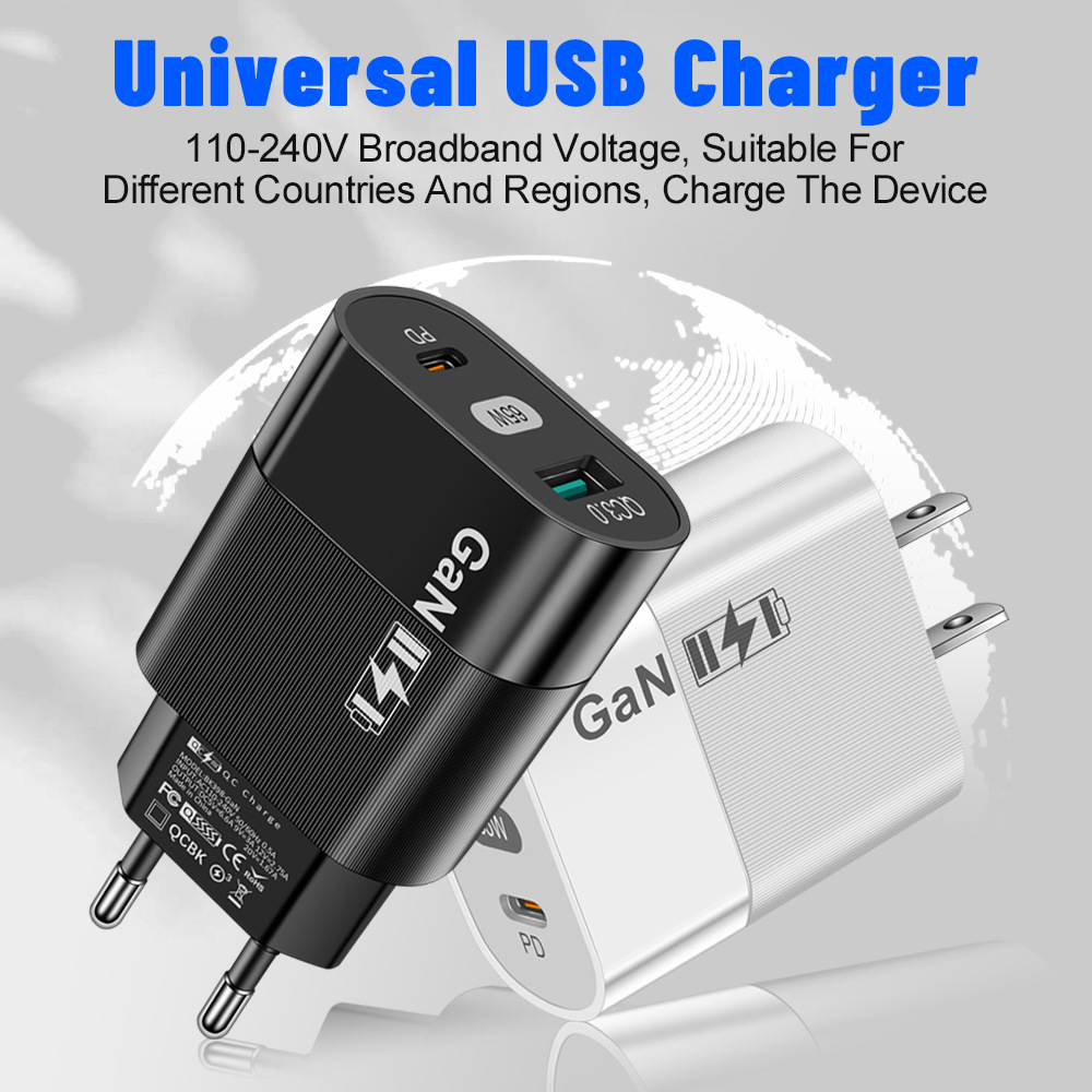 65W Gallium Nitride Phone Charger