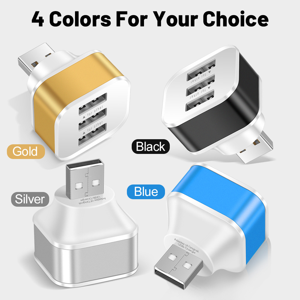 Luminous 3 USB Phone Charging Head With USB Input Interface