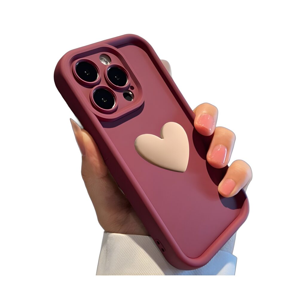 3D Apple Love Protective Case