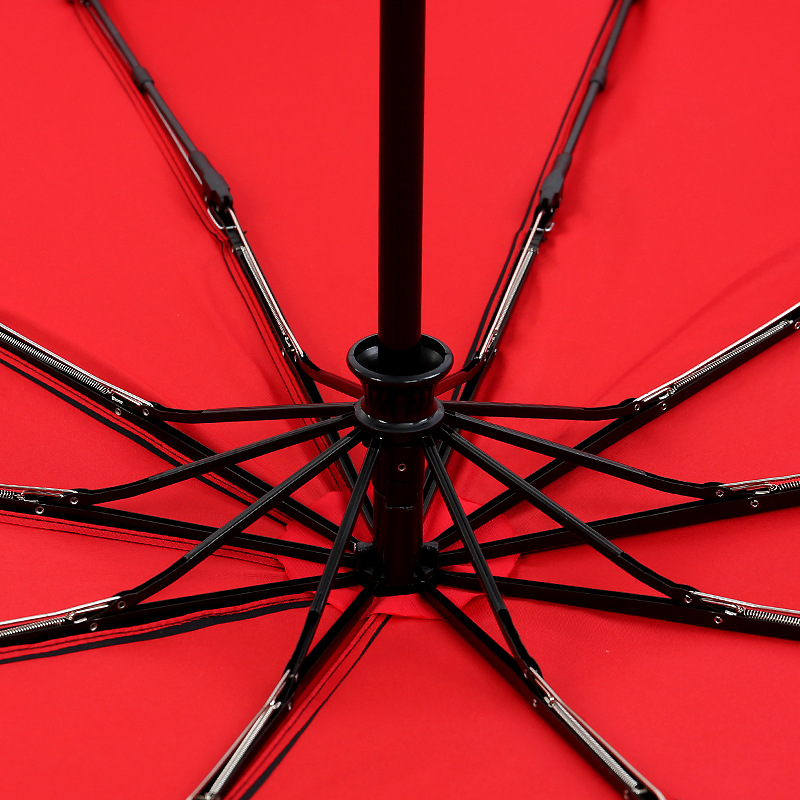 Rain and wind resistant umbrella