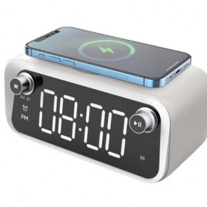 Wireless Bluetooth Charging Alarm Clock