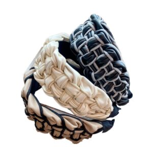 PU overlook wide-brimmed headband