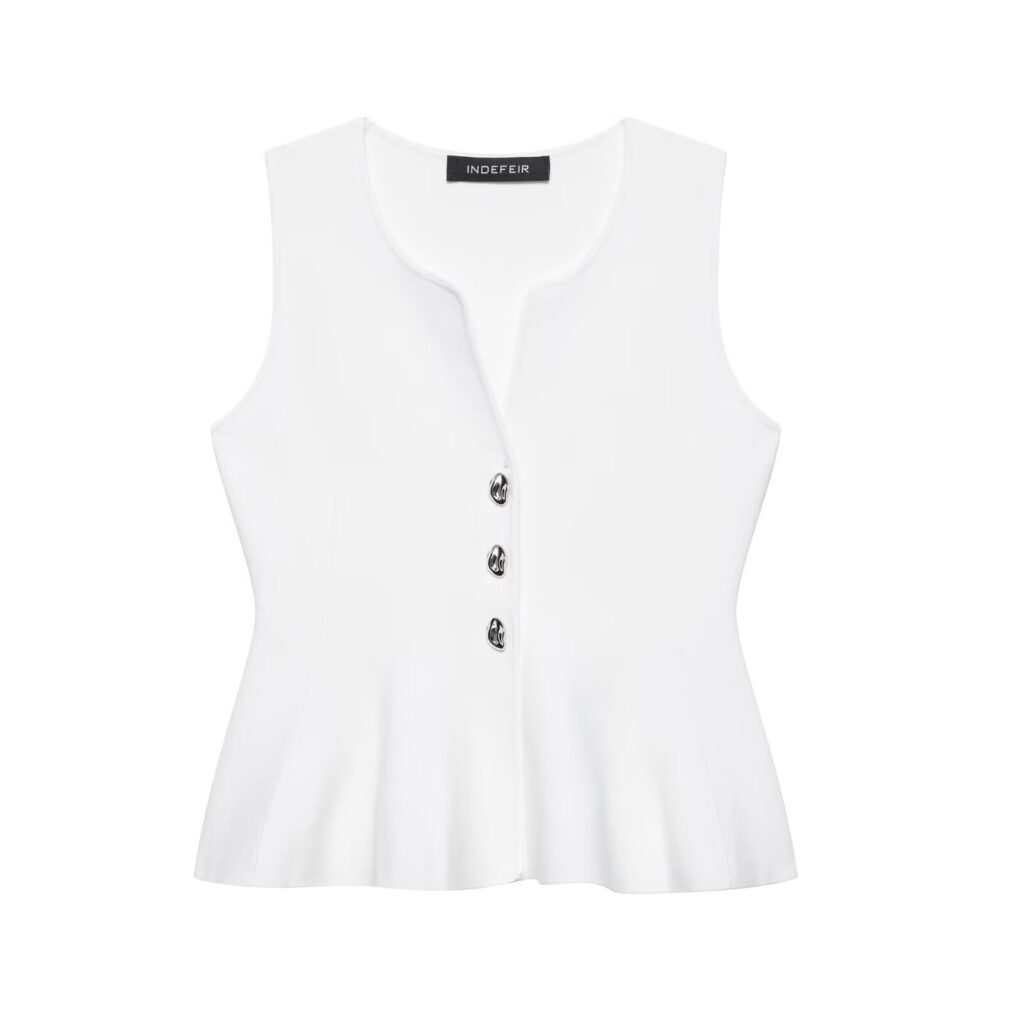 Women's V-neck Sleeveless Top