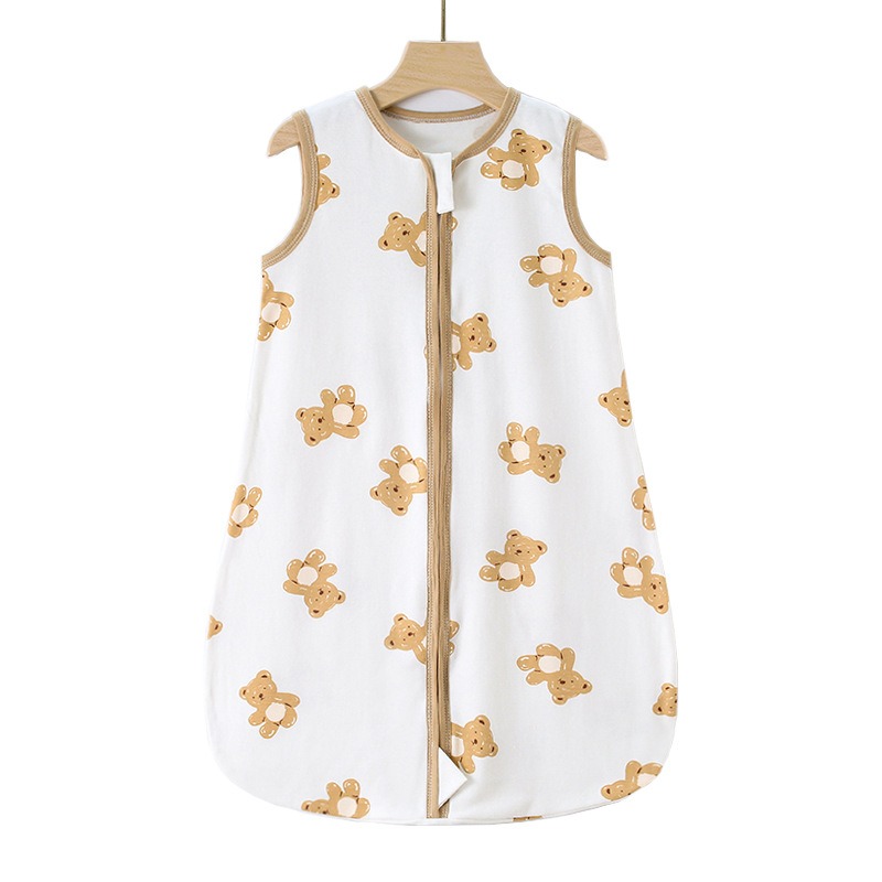 Baby sleeping bag with zipper anti kick