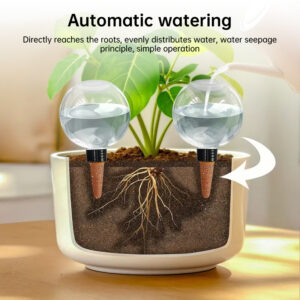 Automatic plant watering bulbs