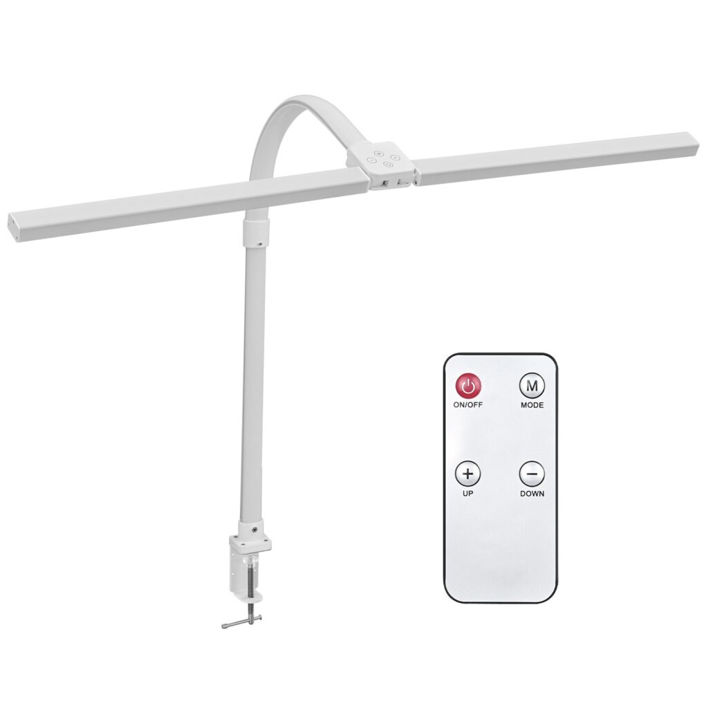 Double Headed Computer Screen Eye Protection Desk Lamp