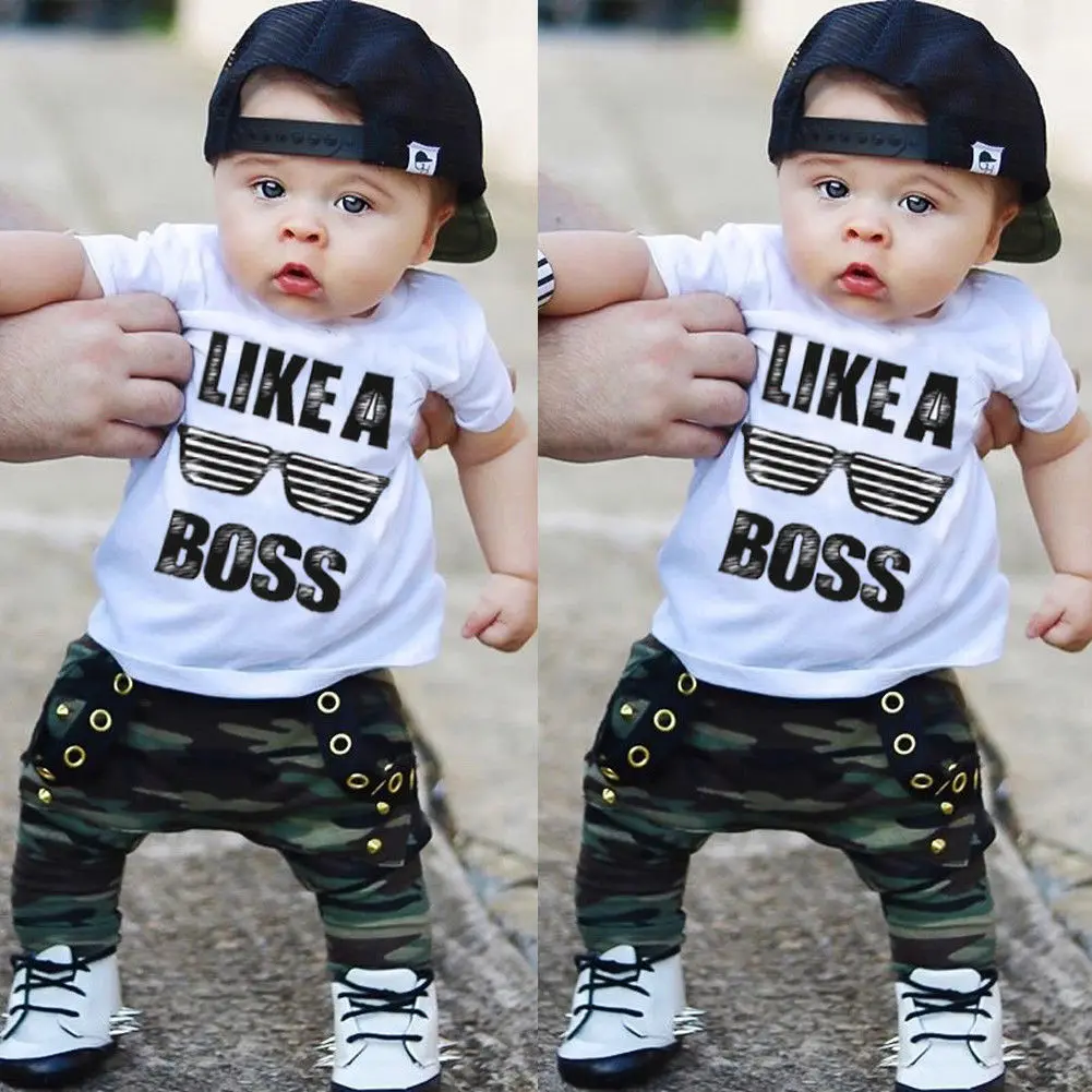 Newborn infant toddler baby boy set