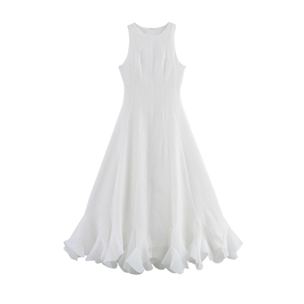 Round Neck Sleeveless Dress