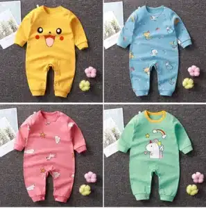 Long-sleeved Newborn Romper