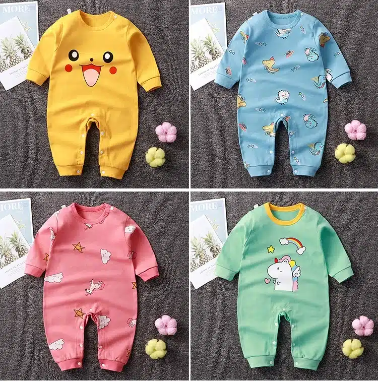 Long-sleeved Newborn Romper