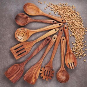 Wooden Cooking Spoon Set