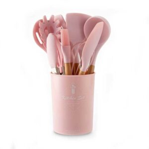 11-Piece Silicone Cooking Utensils Set