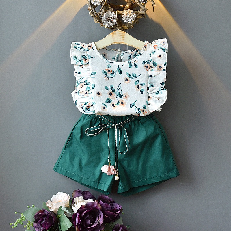Two-Piece Baby Girls Clothe