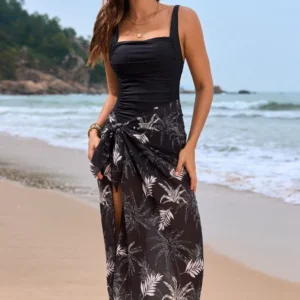 Square Neck one Piece Swimwear