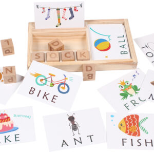 Children's Wooden English Word Puzzle Game