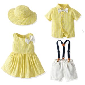 Siblings Checker Summer Casual Suit