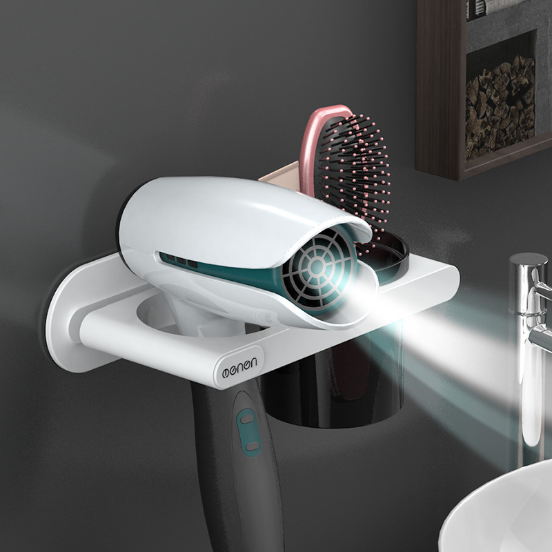 Hanging Hair Dryer Rack