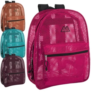 17-Inch Quality Girls Mesh Backpack