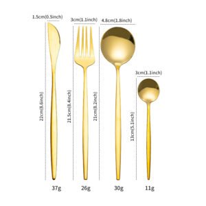 24 Sets Stainless Steel Tableware
