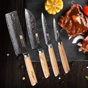 4 Piece Knife Set