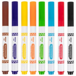 8-Pack Broad Tip Coloured Markers