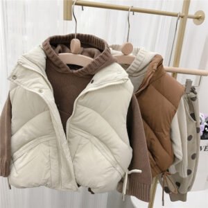 Children's Standing Collar Cotton Jackets