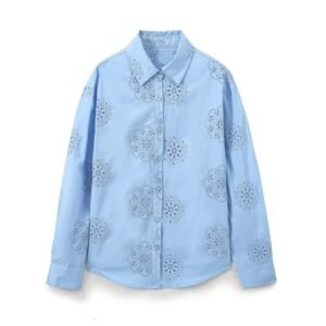 Casual Embroidered Women's Shirt