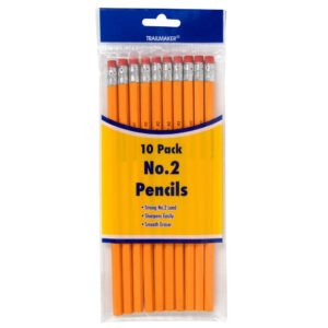 Pack of 10 Number 2 Pencils