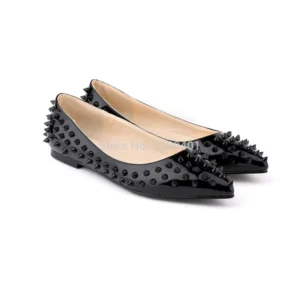 Women’s Faux Leather Flat Shoes