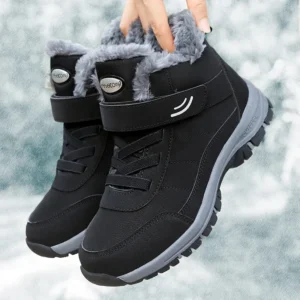 Women’s Winter Snow Boots – Fur-Lined Non-Slip Ankle Platform Boots