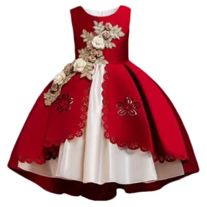 Elegant Girls Christmas Dress