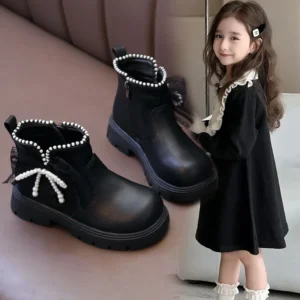 Leather Christmas Boots for a Princess