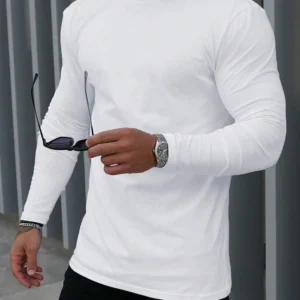 Men’s Casual Long Sleeve Crew Neck T-Shirt