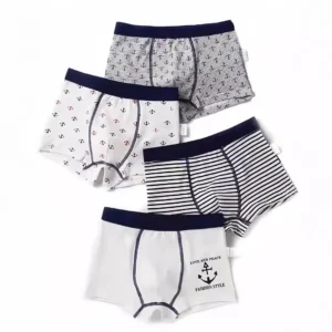 Boys’ Seamless Cartoon Boxer Briefs