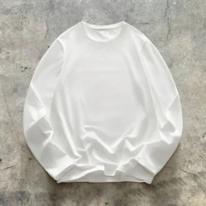 Men’s Loose Fit Cotton Long Sleeve T-shirt