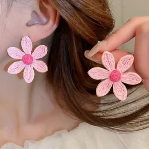 Cute Flower Stud Earrings for Women