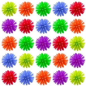 Multicolored Kids' Soft Spiky Balls