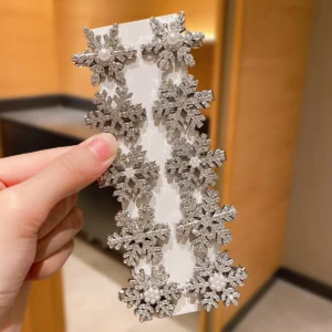 10-Pack Women's Silver Hairpins